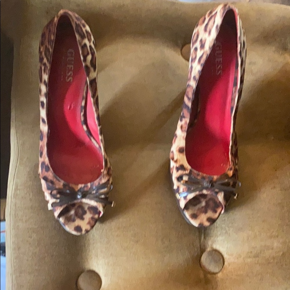 Sexy leopard stilettos 4 1/2” heels